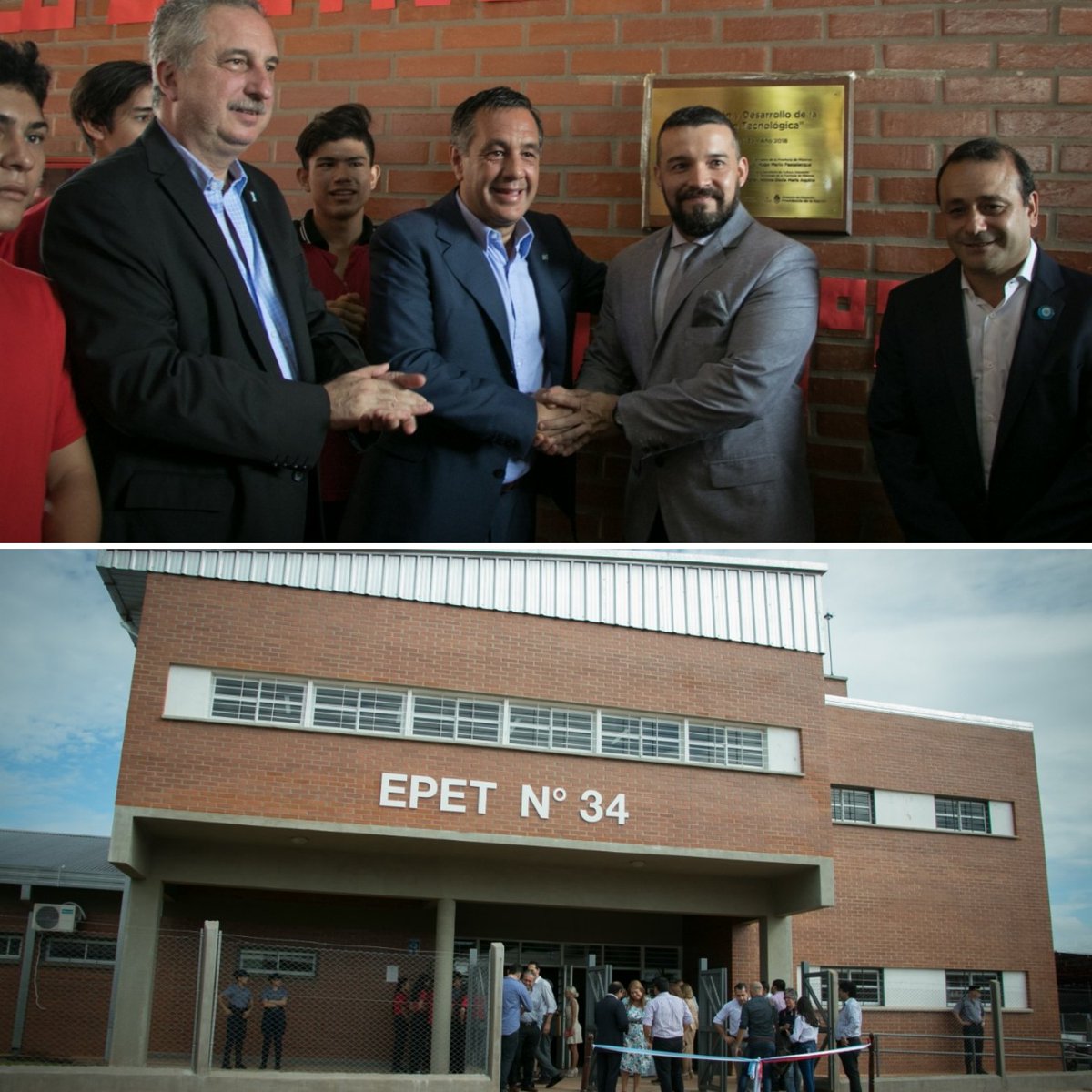 La EPET N°34 en su nuevo edificio